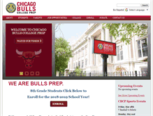 Tablet Screenshot of chicagobullscollegeprep.noblenetwork.org